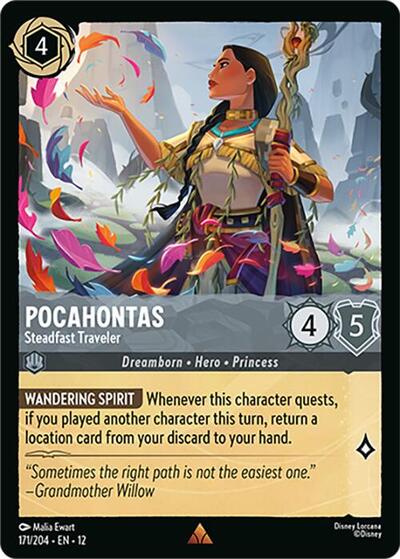 Pocahontas - Steadfast Traveler - 171/204 - Wilds Unknown