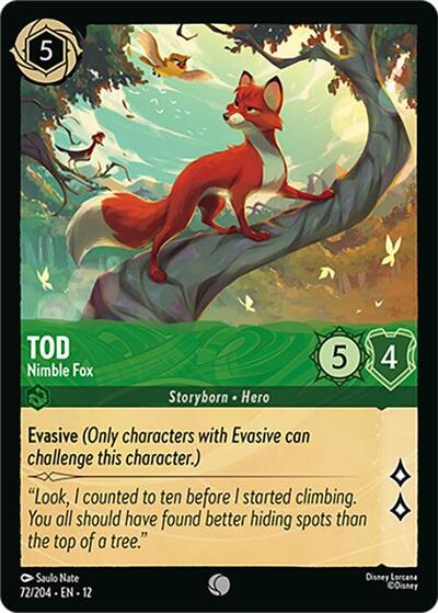 Tod - Nimble Fox - 72/204 - Wilds Unknown