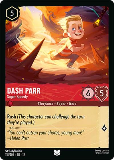 Dash Parr - Super Speedy - 118/204 - Wilds Unknown