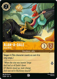 Alan-a-Dale - Loyal Bard - 7/204 - Wilds Unknown