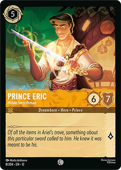 Prince Eric - Noble Swordsman - 8/204 - Wilds Unknown