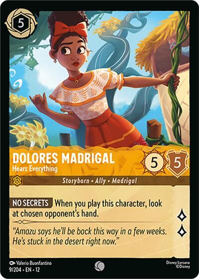 Dolores Madrigal - Hears Everything - 9/204 - Wilds Unknown