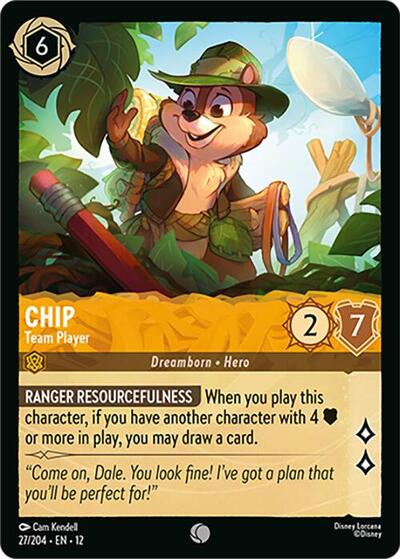 Chip - Team Player - 27/204 - Wilds Unknown