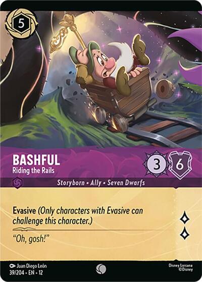 Bashful - Riding the Rails (Foil) - 39/204 - Wilds Unknown