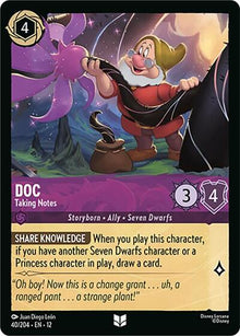 Doc - Taking Notes - 40/204 - Wilds Unknown