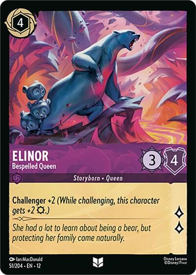 Elinor - Bespelled Queen - 51/204 - Wilds Unknown