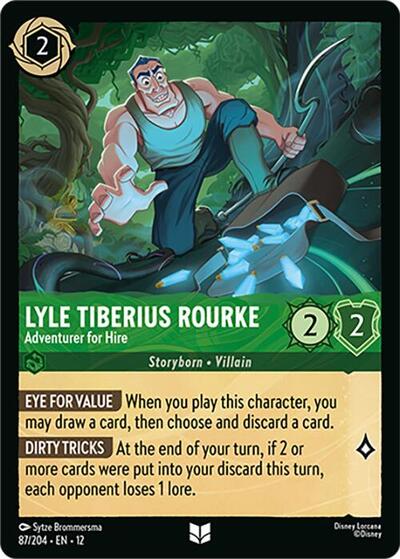 Lyle Tiberius Rourke - Adventurer for Hire - 87/204 - Wilds Unknown