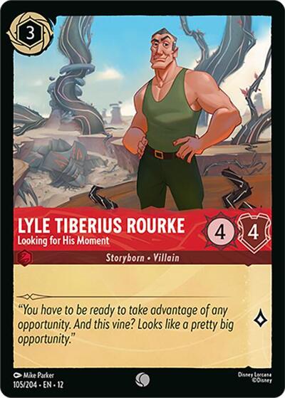 Lyle Tiberius Rourke - Looking for His Moment - 105/204 - Wilds Unknown