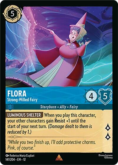 Flora - Strong-Willed Fairy - 141/204 - Wilds Unknown