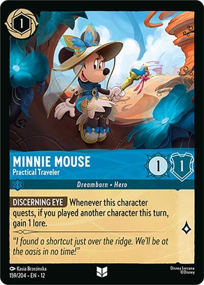 Minnie Mouse - Practical Traveler - 159/204 - Wilds Unknown