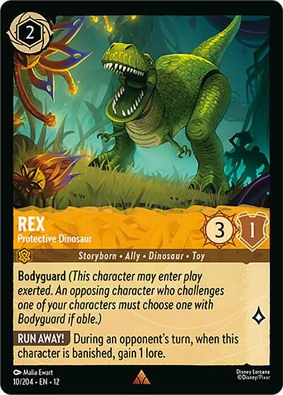 Rex - Protective Dinosaur - 10/204 - Wilds Unknown
