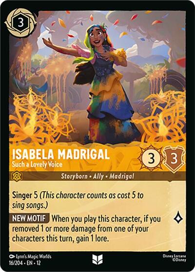 Isabela Madrigal - Such a Lovely Voice - 16/204 - Wilds Unknown