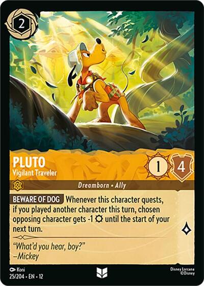 Pluto - Vigilant Traveler - 25/204 - Wilds Unknown