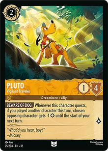 Pluto - Vigilant Traveler - 25/204 - Wilds Unknown