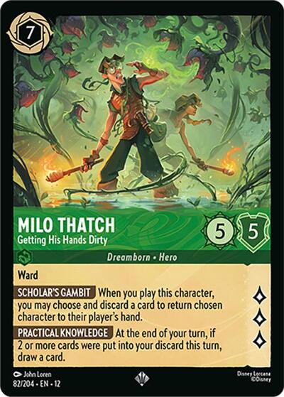 Milo Thatch - Getting His Hands Dirty - 82/204 - Wilds Unknown