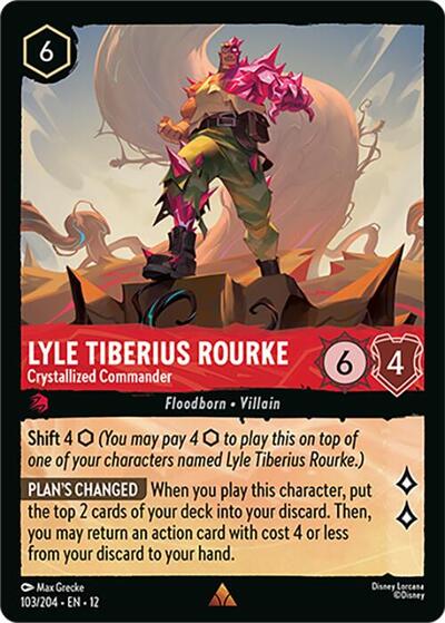 Lyle Tiberius Rourke - Crystallized Commander - 103/204 - Wilds Unknown