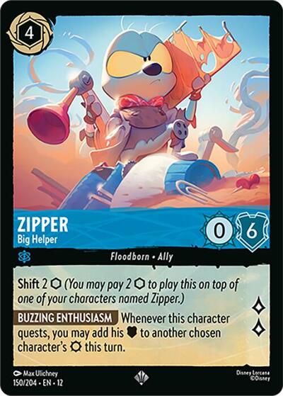 Zipper - Big Helper - 150/204 - Wilds Unknown