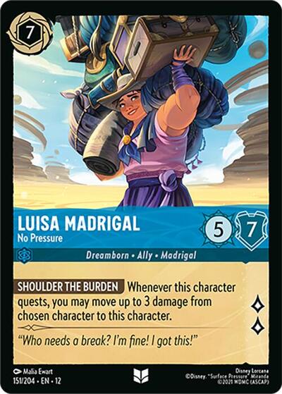 Luisa Madrigal - No Pressure - 151/204 - Wilds Unknown