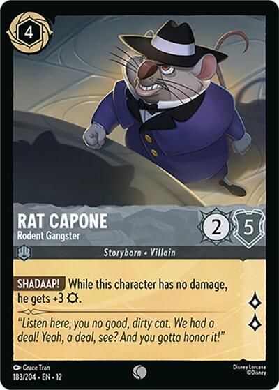 Rat Capone - Rodent Gangster - 183/204 - Wilds Unknown
