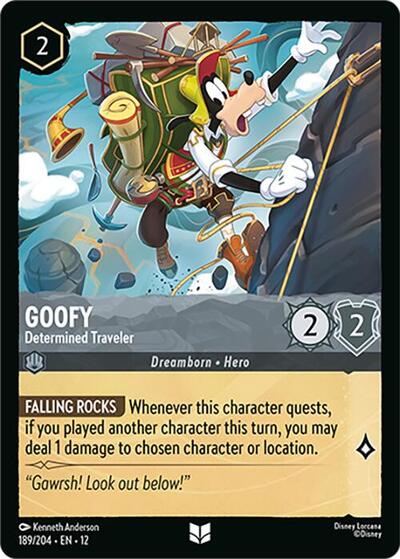 Goofy - Determined Traveler - 189/204 - Wilds Unknown