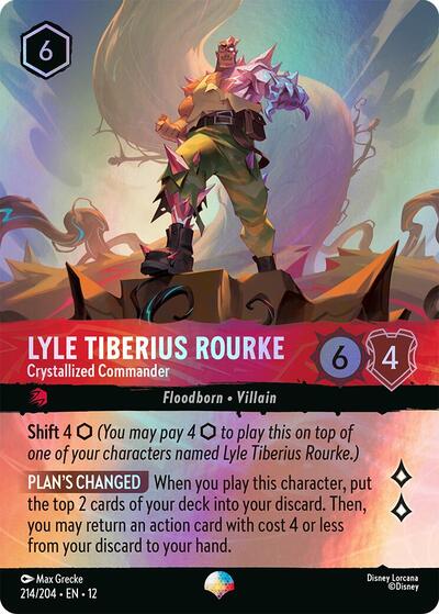 Lyle Tiberius Rourke - Crystallized Commander (Epic) - 214/204 - Wilds Unknown