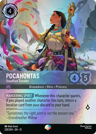 Pocahontas - Steadfast Traveler (Epic) - 220/204 - Wilds Unknown