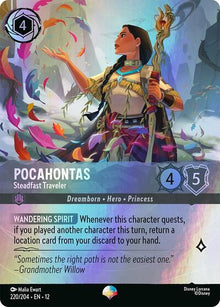 Pocahontas - Steadfast Traveler (Epic) - 220/204 - Wilds Unknown