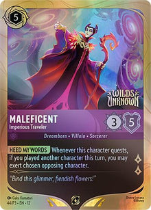 Maleficent - Imperious Traveler - 44 - Disney Lorcana Promo Cards