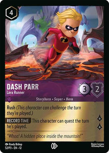 Dash Parr - Lava Runner - 52 - Disney Lorcana Promo Cards