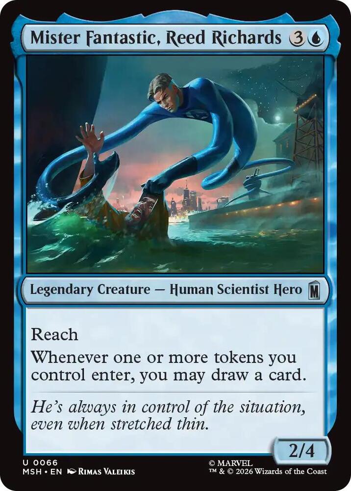 Mister Fantastic, Reed Richards - 66 Normal - Marvel Super Heroes