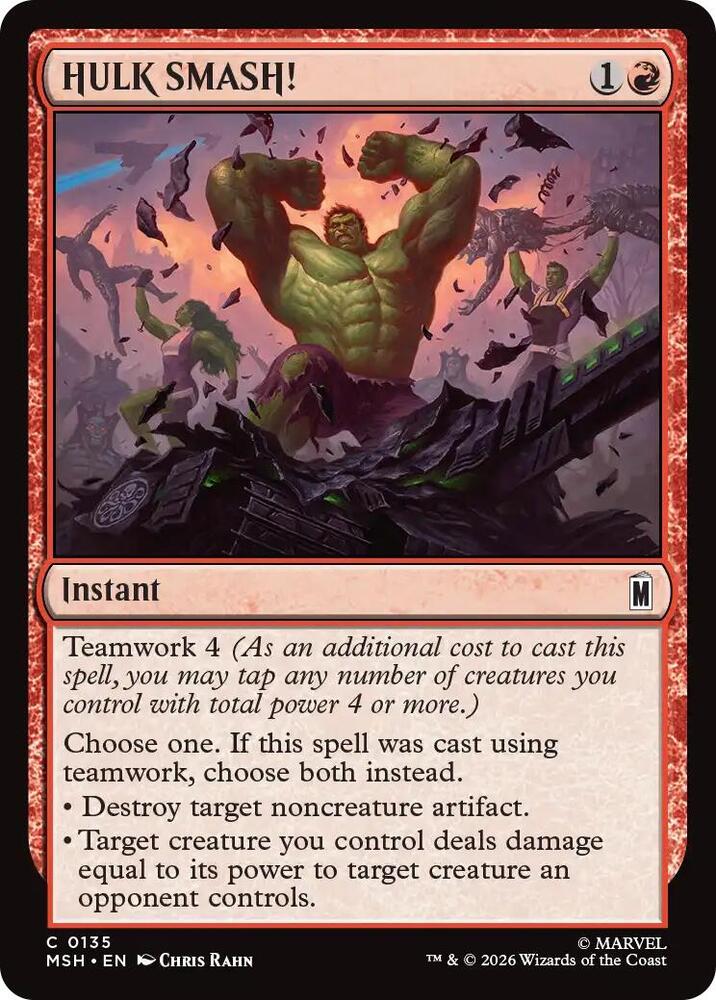 HULK SMASH! - 135 Normal - Marvel Super Heroes