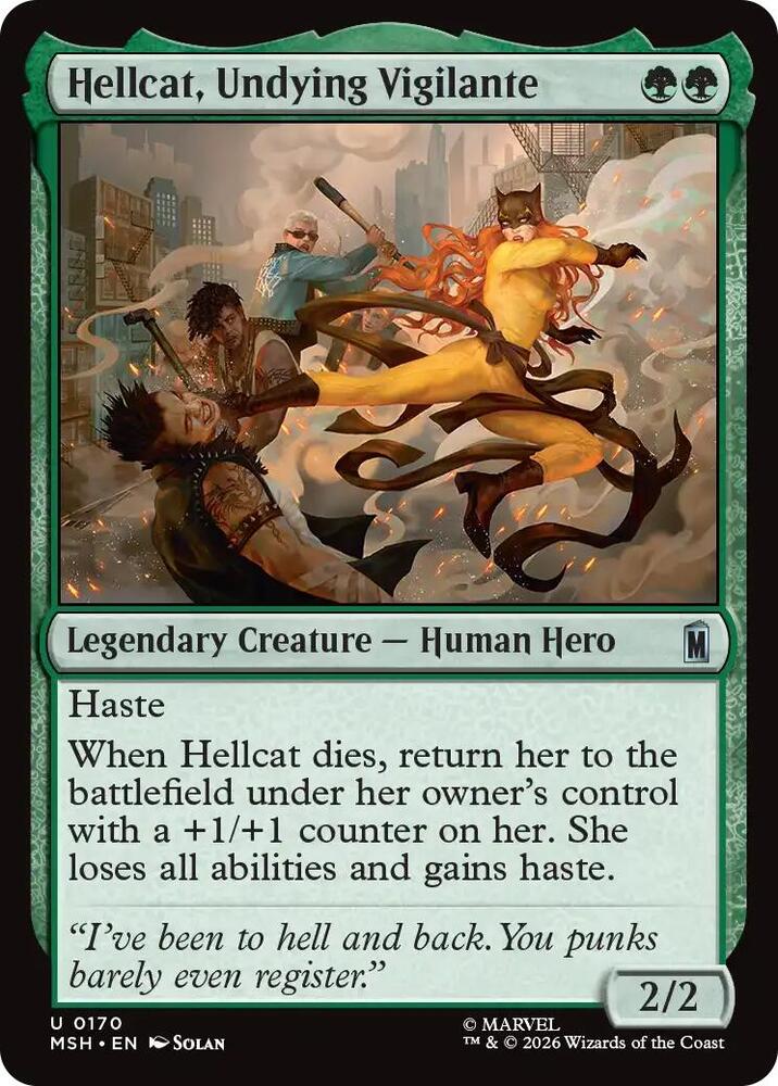 Hellcat, Undying Vigilante - 170 Normal - Marvel Super Heroes