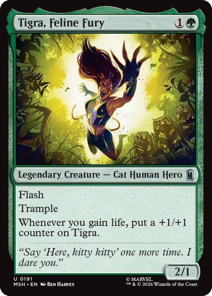 Tigra, Feline Fury - 191 Normal - Marvel Super Heroes