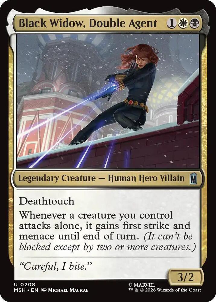 Black Widow, Double Agent - 208 Normal - Marvel Super Heroes