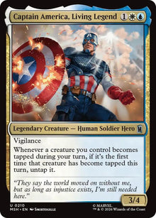 Captain America, Living Legend - 210 Normal - Marvel Super Heroes