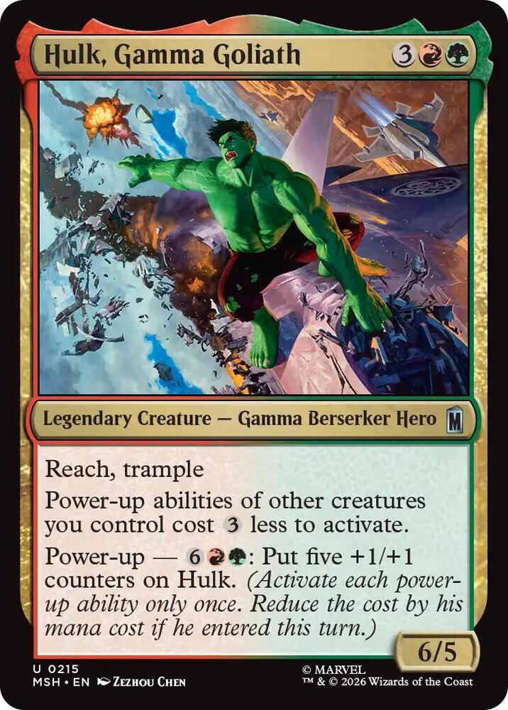 Hulk, Gamma Goliath - 215 Normal - Marvel Super Heroes