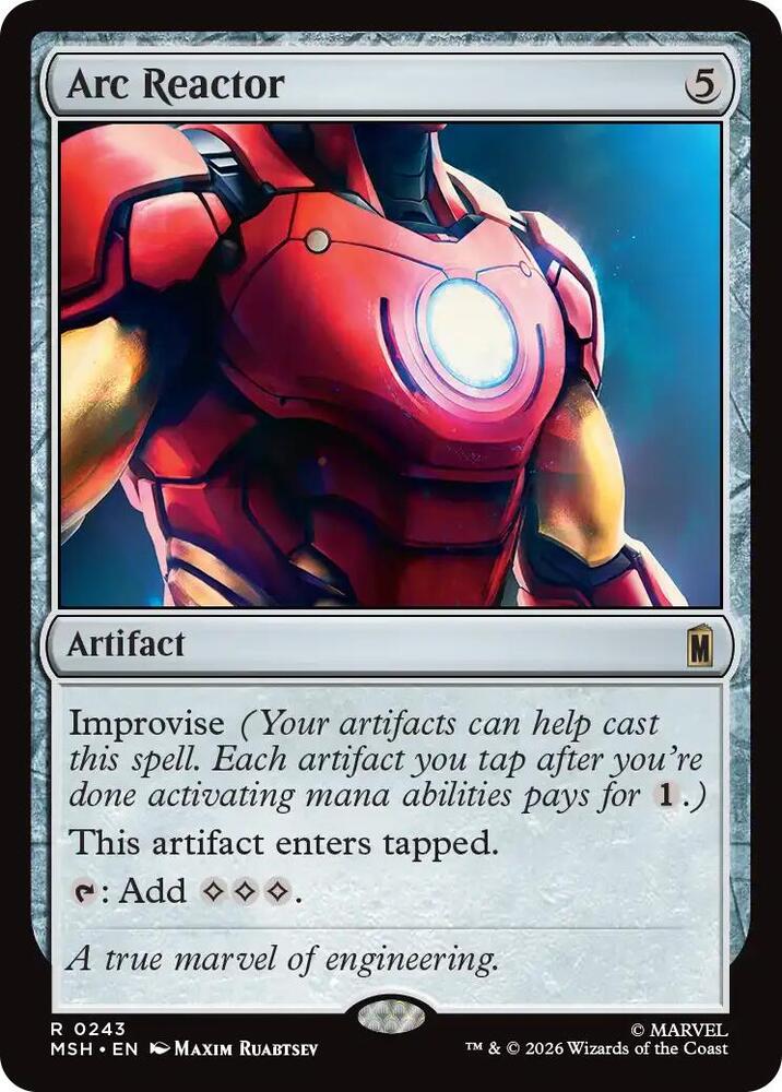 Arc Reactor - 243 Normal - Marvel Super Heroes