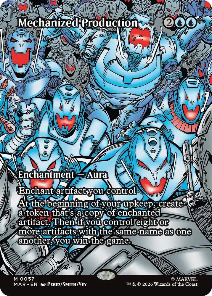 Mechanized Production (Borderless) - 57 Normal - Marvel Universe Eternal-Legal