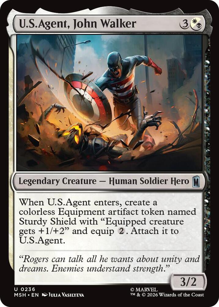 U.S.Agent, John Walker - 236 Normal - Marvel Super Heroes