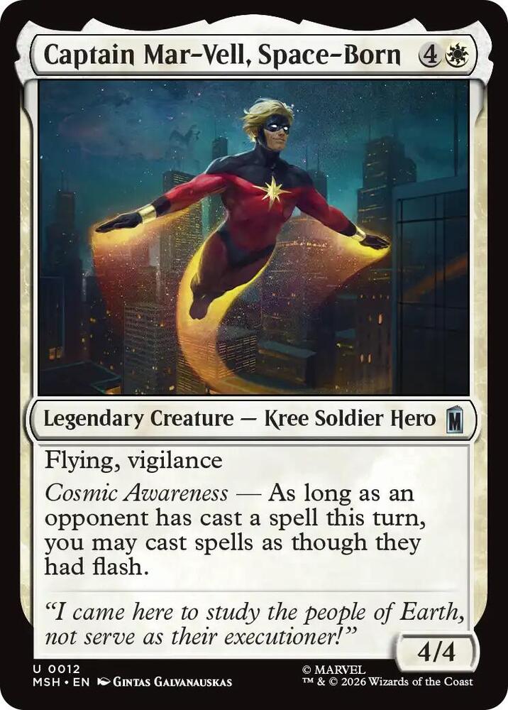 Captain Mar-Vell, Space-Born - 12 Normal - Marvel Super Heroes