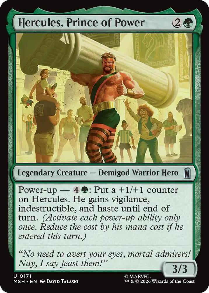 Hercules, Prince of Power - 171 Normal - Marvel Super Heroes
