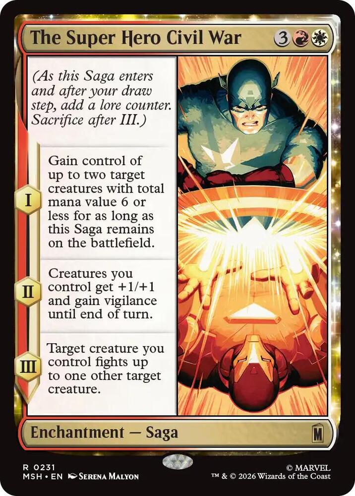 The Super Hero Civil War - 231 Normal - Marvel Super Heroes
