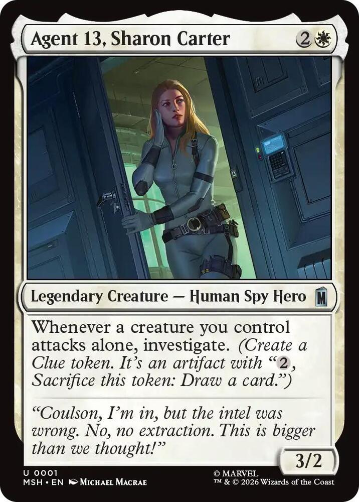 Agent 13, Sharon Carter - 1 Normal - Marvel Super Heroes