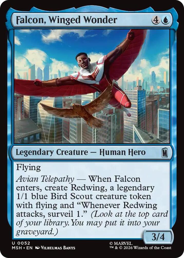 Falcon, Winged Wonder - 52 Normal - Marvel Super Heroes