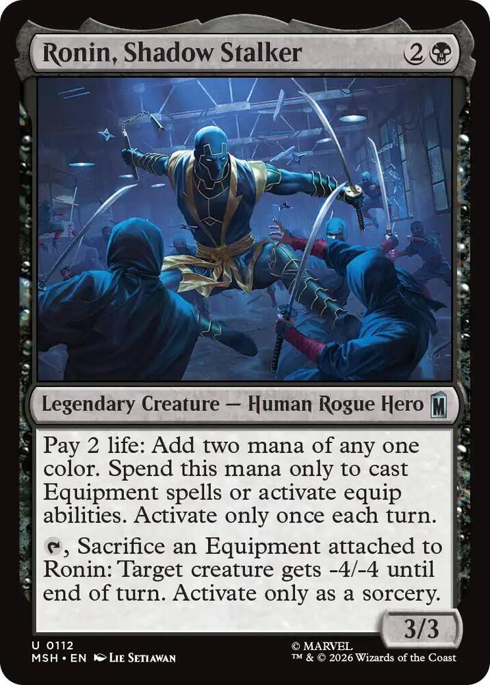 Ronin, Shadow Stalker - 112 Normal - Marvel Super Heroes