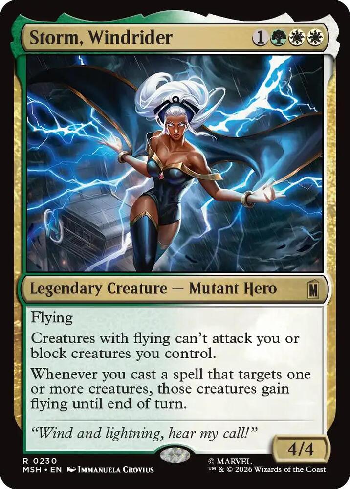 Storm, Windrider - 230 Normal - Marvel Super Heroes