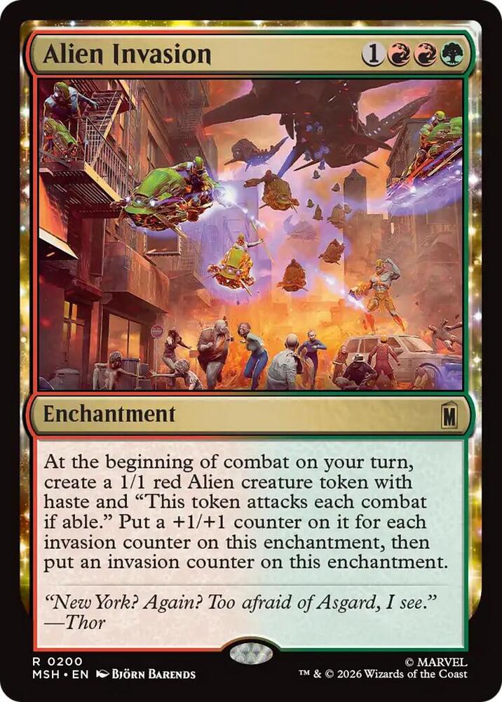 Alien Invasion - 200 Normal - Marvel Super Heroes