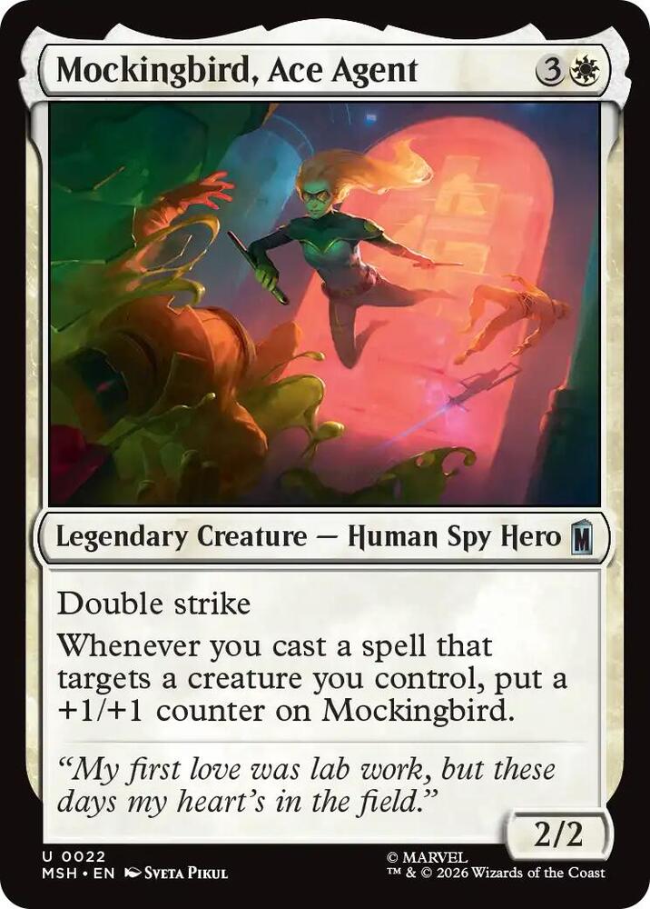 Mockingbird, Ace Agent - 22 Normal - Marvel Super Heroes