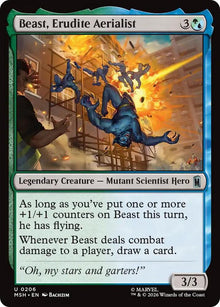 Beast, Erudite Aerialist - 206 Normal - Marvel Super Heroes