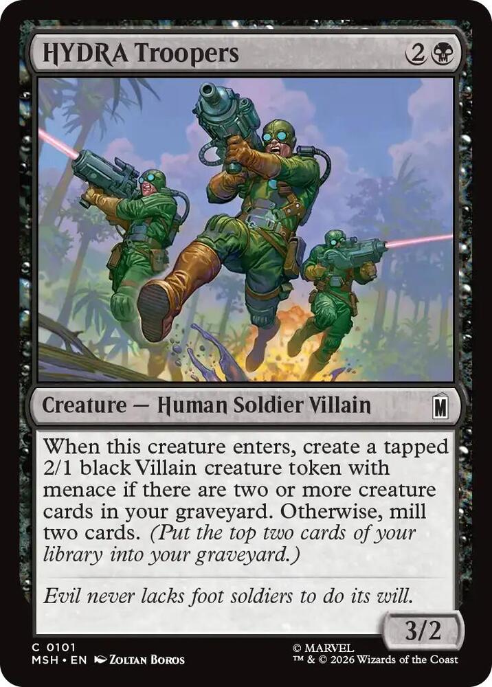 HYDRA Troopers - 101 Normal - Marvel Super Heroes